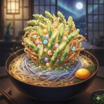 【刻の節目】銀河の糸と昇龍のかき揚げ ～エテリアの年越し蕎麦～