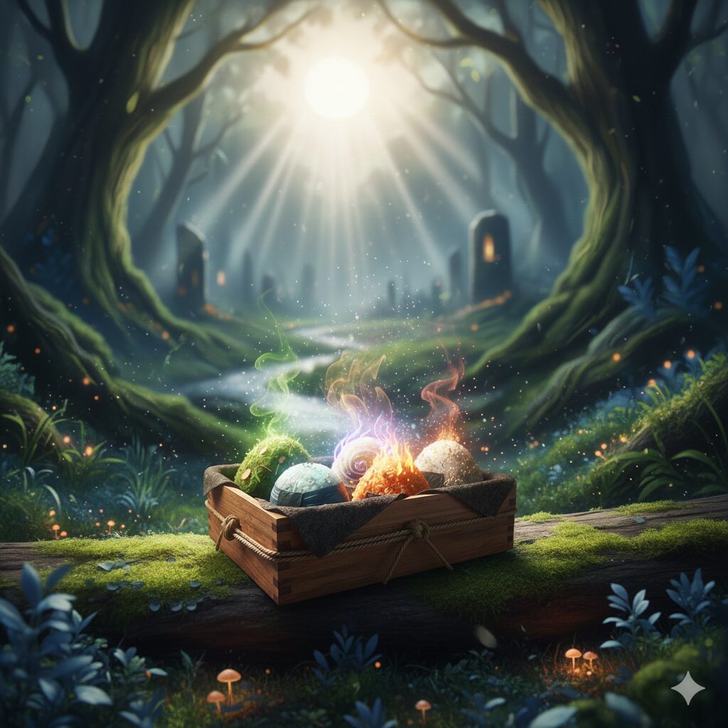 五色の精霊結び：精霊の加護を宿す旅人の携帯食